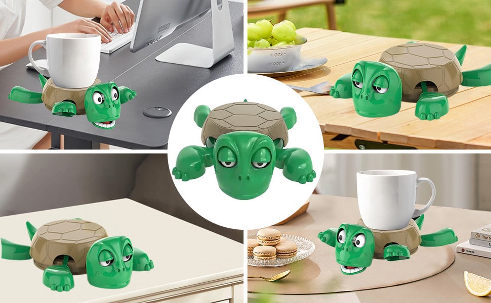 🔥Last Day Promotion 70% OFF💥Interactive 3D-Printed Turtle Coasters