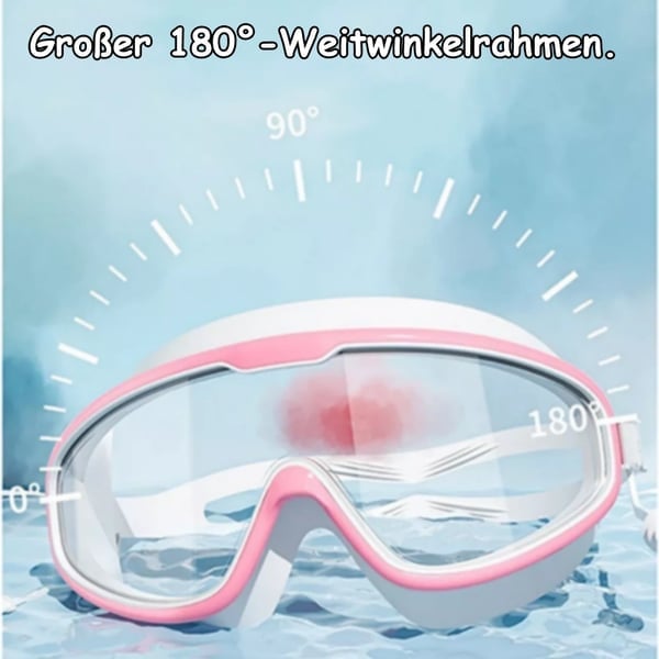 🔥Letzter Tag 49% Rabatt-HD-Schwimmbrille für Kinder mit großem Rahmen, wasserdicht und beschlagfrei🥽