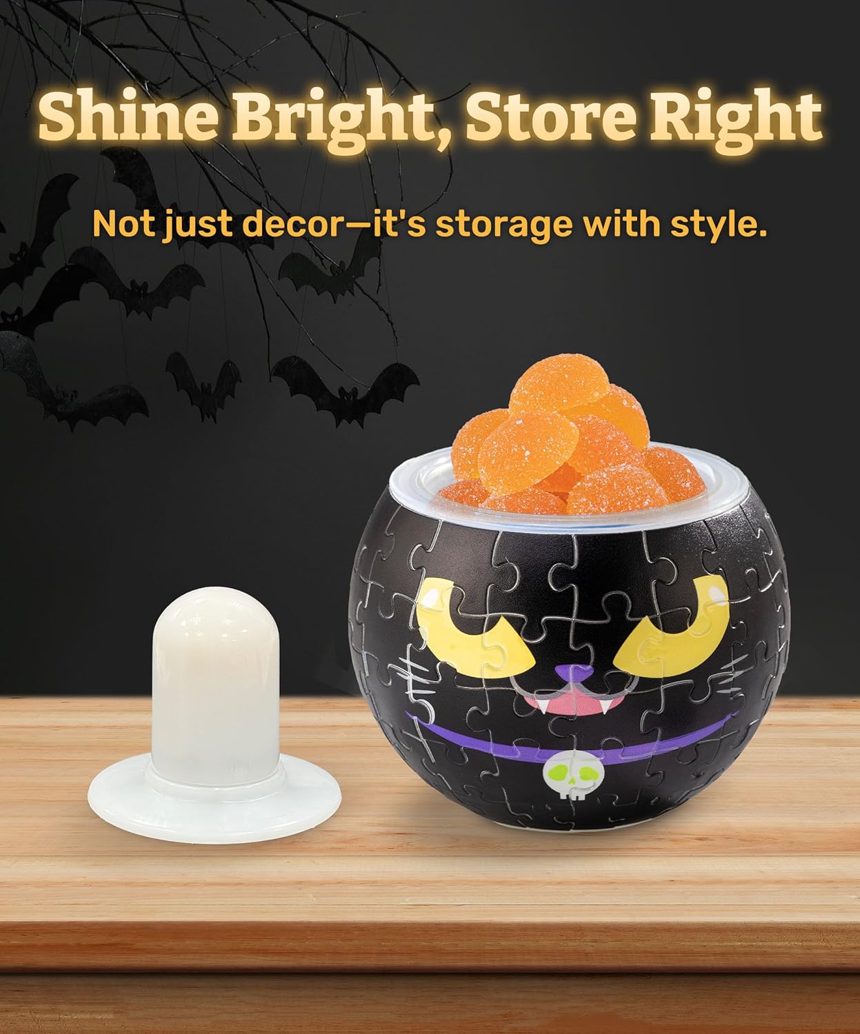 🎁TikTok Last Day Sale - 70% OFF🔥🎃LED Jack O’ Lantern Decor with Flameless Tea Lights✨BEGINNER’S 3D PUZZLE TRIUMPH