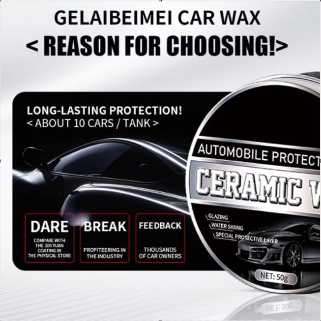 🔥Last Day Promotion 70% OFF🔥Ceramic Coating Wax⚡BUY 2 GET 1 FREE