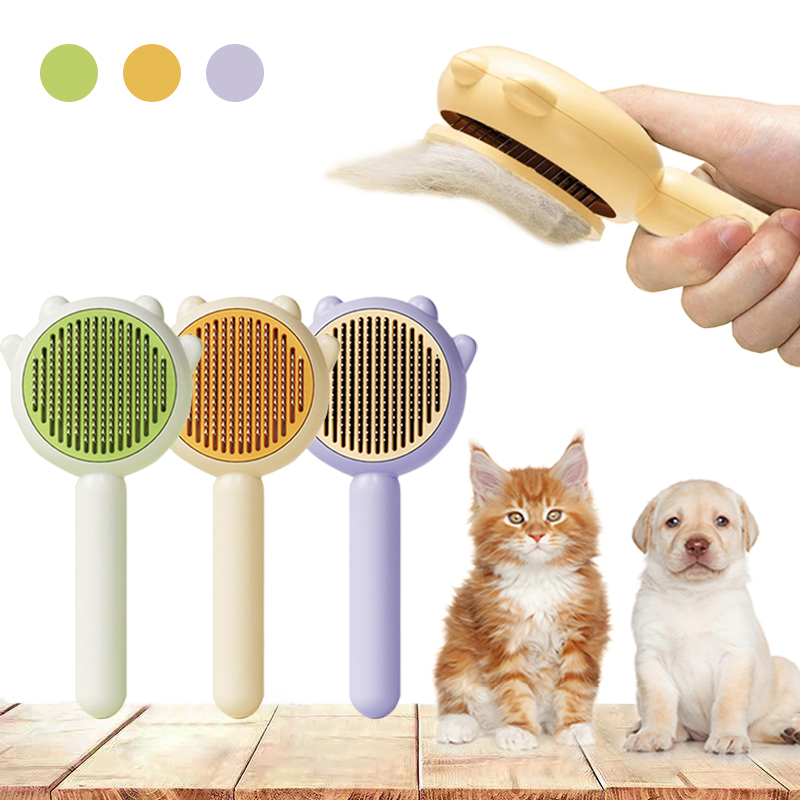 (🔥Last Day Promotion - 70%OFF) Pet Floating Hair Massage Comb-Buy 2 Get 1 Free