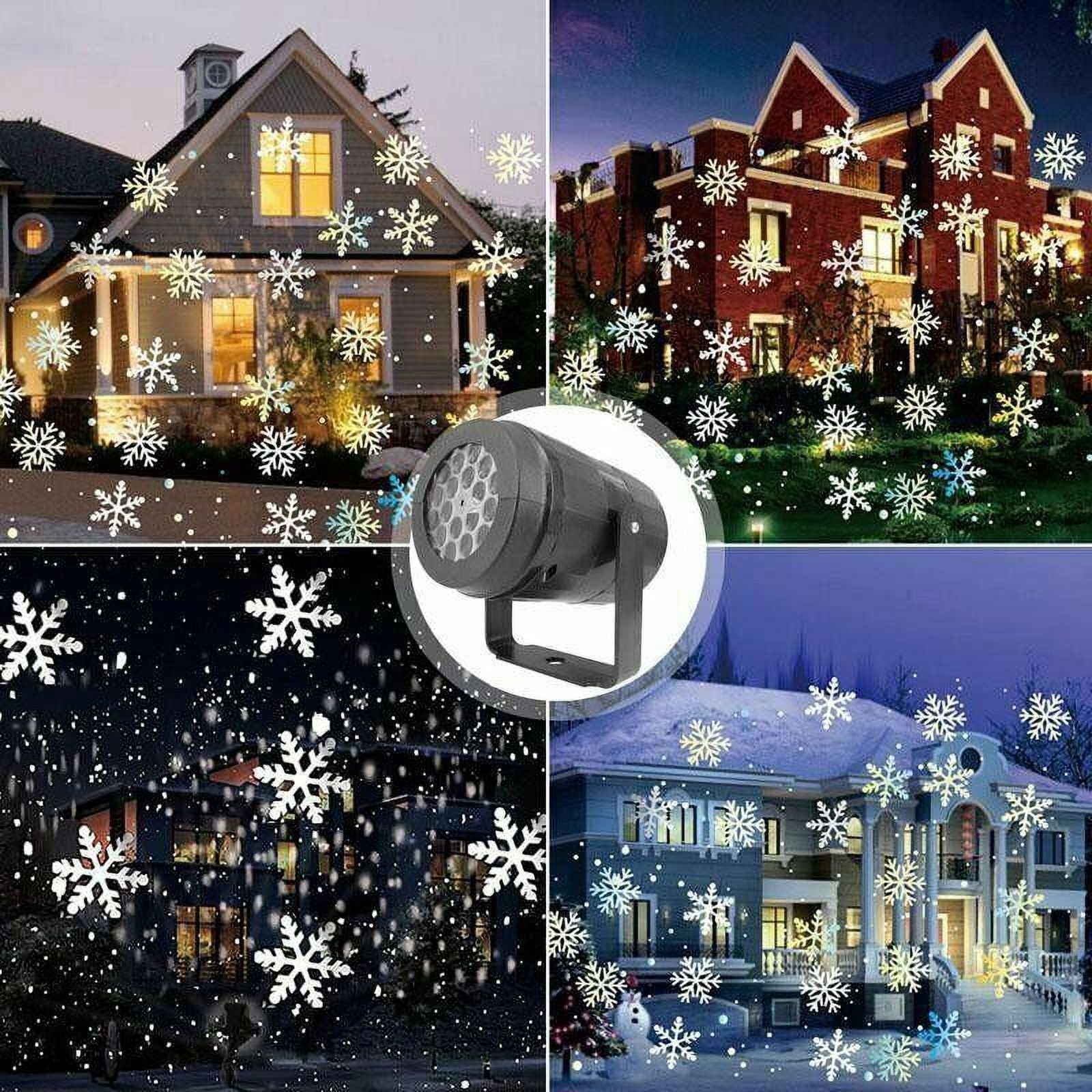 🎅Weihnachtsverkauf 49% Rabatt🎄LED Moving Schneeflocke Laser Licht Projektor Lampe Weihnachten Party Dekor