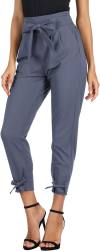 GRACE KARIN Womens Casual High Waist Pencil Pants with Bow-Knot Pockets for Work