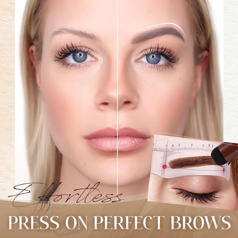 🔥(Last Day Promotion - 50% OFF) Perfect Brows Stencil & Stamp Kit