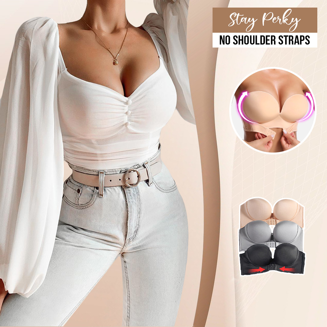 💗Mother's Day Sale 50% OFF💗Front Buckle Strapless Wireless Bra(BUY 2 GET FREE SHIPPING)