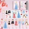 (🌲 Christmas Sale- 49% OFF)2024 New Princess Magnetic Creative Dress Up Stickers