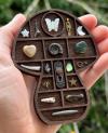 Mini Wooden Display Shelf for Collectibles