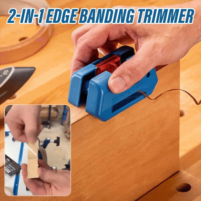 🔥LAST DAY 49% OFF🔥2-in-1 Edge Banding Trimmer