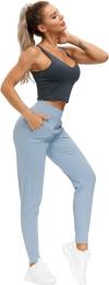 THE GYM PEOPLE Women's Joggers Pants Lightweight Athletic Leggings Tapered Lounge Pants for Workout, Yoga, Running