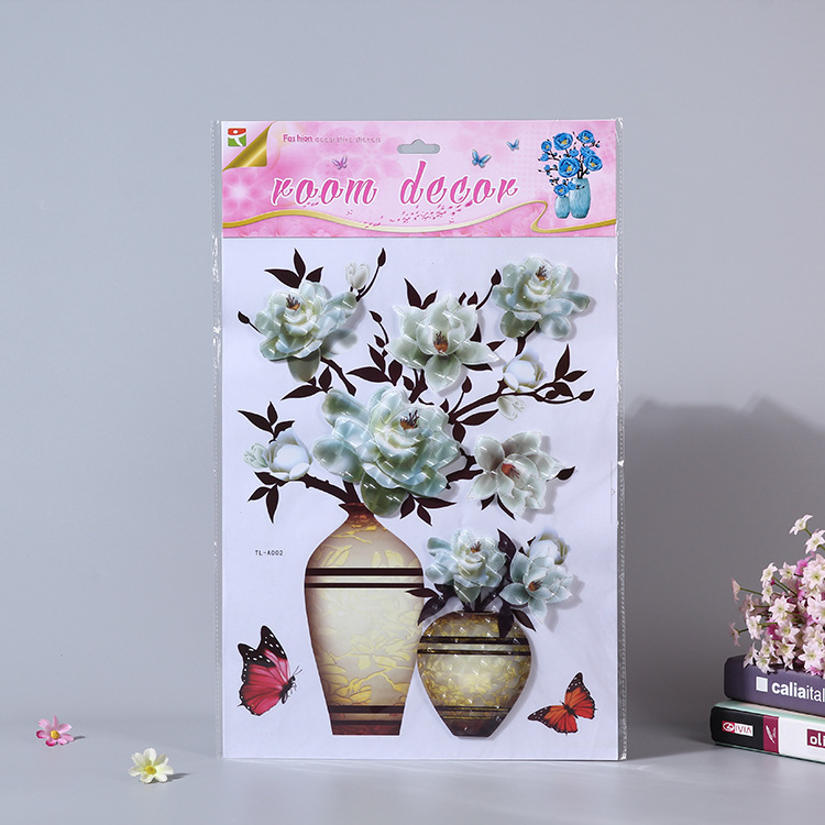 (Mother's Day Hot Sale - 50% OFF) 3D Simulation Vase Wall Stickers, BUY 2 FREE SHIPPING