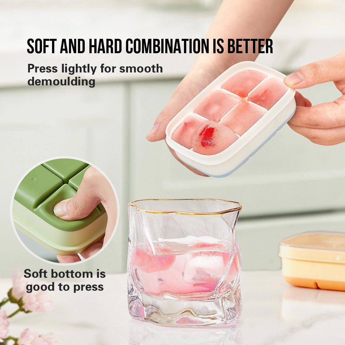 (❤️Mother's Day Sale-48% OFF)  - MINI Press Type Ice Cube Maker