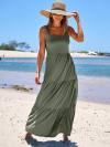 ANRABESS Women Dresses 2024 Summer Sleeveless Maxi Dress Casual Spaghetti Strap Tiered Flowy Beach Long Sun Dress