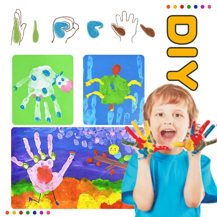 💖2022 Mother's Day Promotion- 48% OFF🎨Funny Finger Painting Kit- Buy 2 Get 1 FREE
