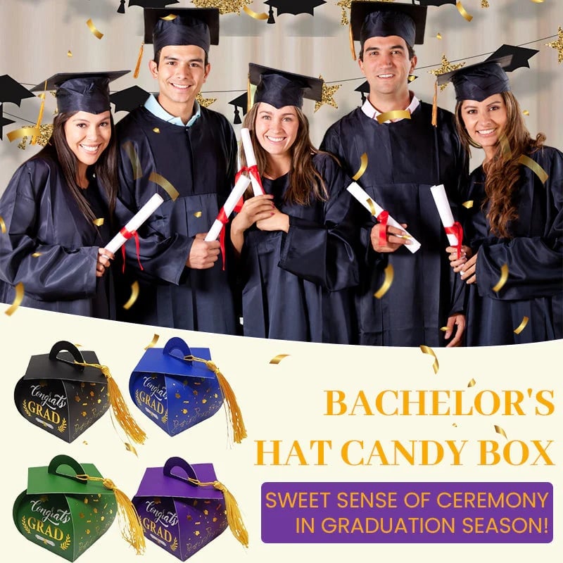 🎁TikTok Graduation Last Day Sale - 70% OFF🎉✨Graduation Cap Gift Box(🍬No Candies)