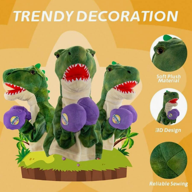 🔥Last Day Promotion - 60% OFF🎁Animal Hand Puppet - Boxing Dinosaur Puppet Toy