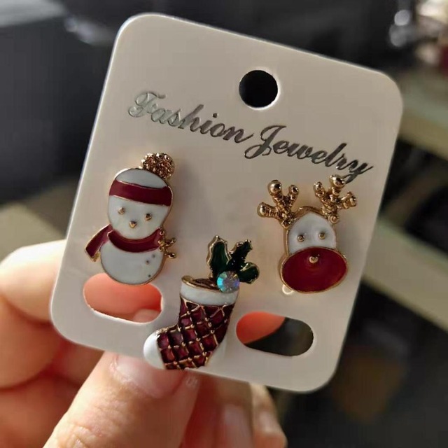 (🎅EARLY XMAS SALE - 50% OFF) 3 Piece Set Merry Christmas Brooches