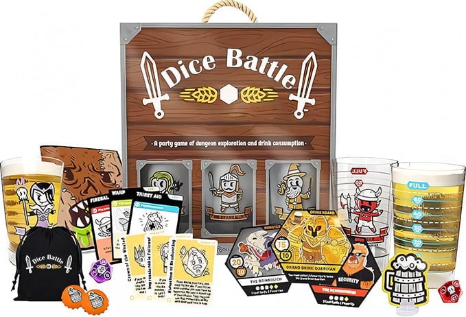 🔥LAST DAY 49% OFF🎲Bar Heroes Assemble! Dice Battle: Hire your legendary partners and fight in a night of alcohol🥂 (BUY 2 GET FREE SHIPPING)