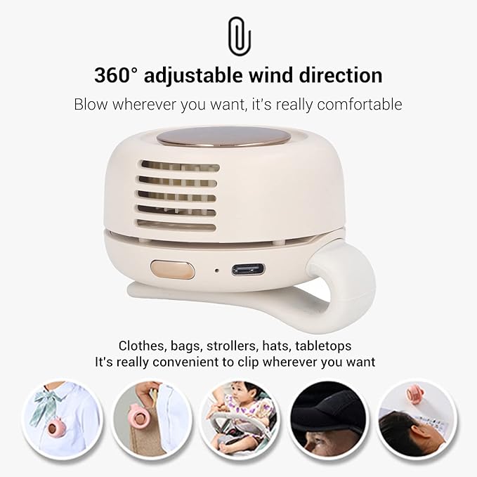🎁TikTok Last Day Sale - 70% OFF🎉Portable Silent Mini Bladeless Electric Fan