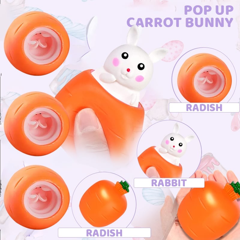 🎁TikTok Last Day Sale - 70% OFF🔥POP UP Carrot Bunny (make life more joy)🐰