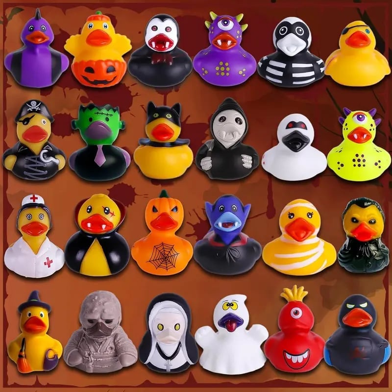 🎁TikTok Last Day Sale - 70% OFF🔥 Advent Calendar 2025 Horror Rubber Duckies🦆