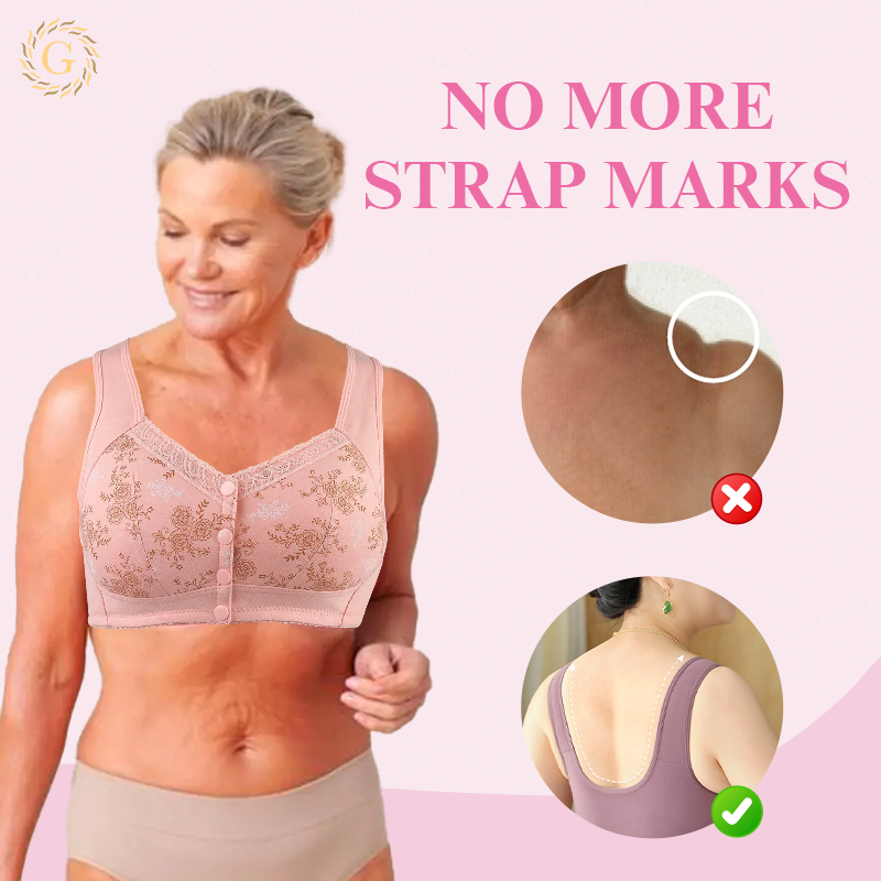 🎁LAST DAY 45% OFF🎁Front Closure Shaping Push Up Cotton Bra-Seamless, Beauty, Comfy