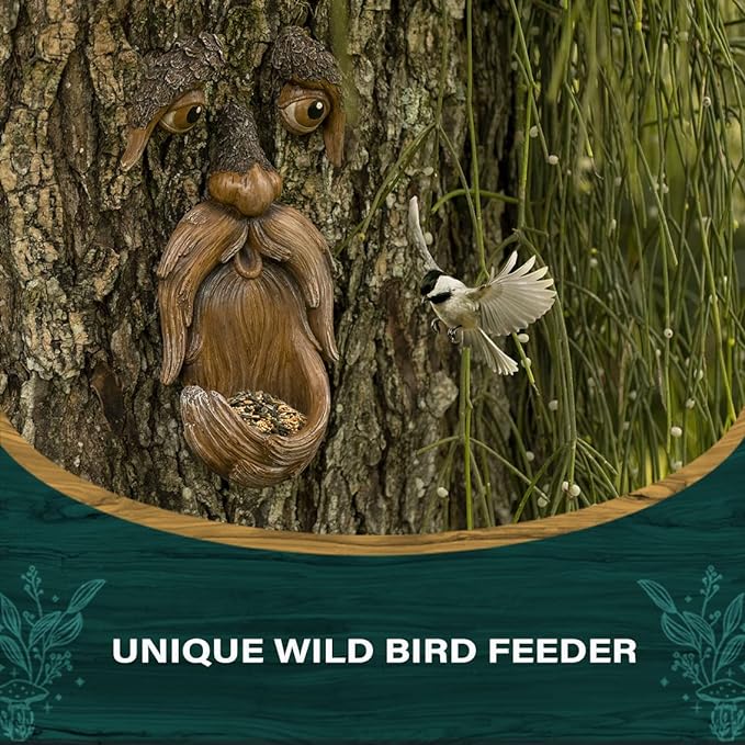 💥 Carnival promotion! Unique tree-faced bird feeder