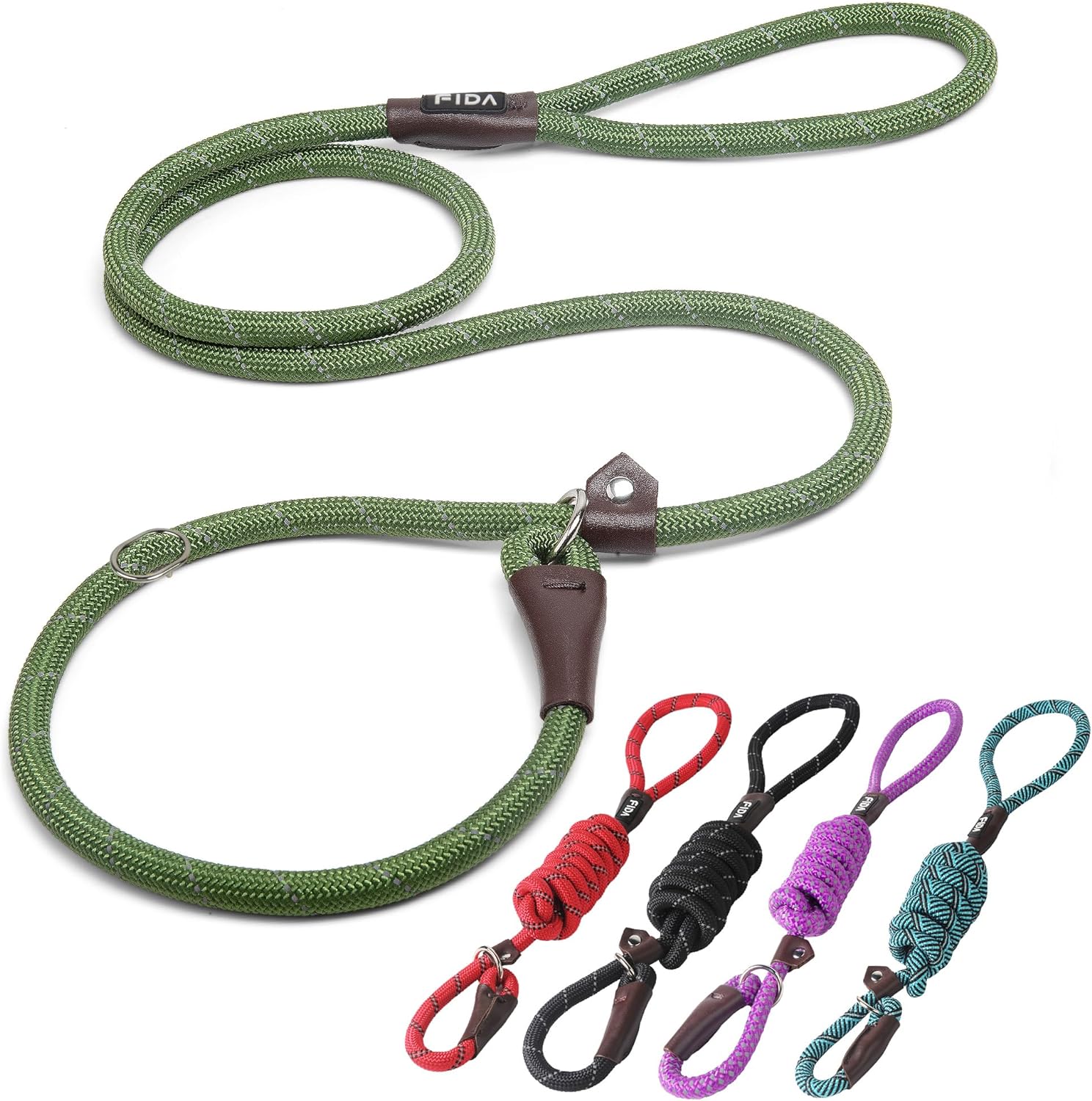 Fida Durable Slip Lead Dog Leash, 6 FT x 1/2