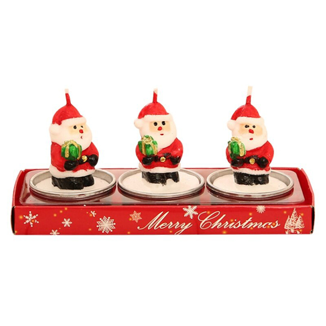 Christmas Candles for Home Party Halloween Christmas Wedding Holiday Celebration Decoration