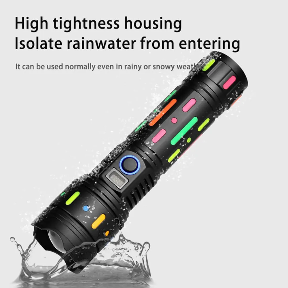 🔥(Last Day Promotion - 50% OFF) German Super Bright Rechargeable LED Flashlight-🎁BUY 2 FREE SHIPPING