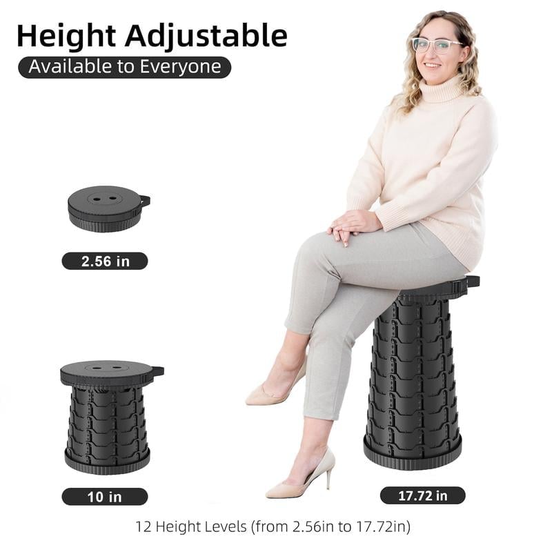 2025 Upgraded Heavy-Duty Collapsible Portable Stool (BUY 2 GET FREE SHIPPING)