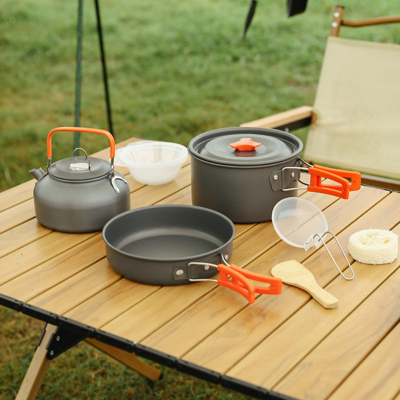 🔥NEW YEAR 2024 SALE 50%🎁Aluminum Outdoor Camping Cookware Set