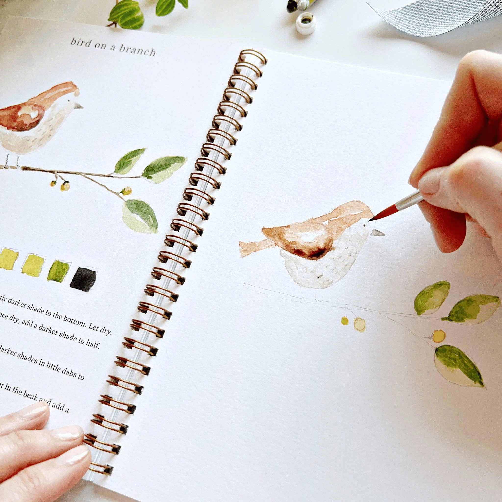 🔥 Letzter Tag: 49% Rabatt! 🖼️ Anfängerfreundliches💕 Aquarell-Workbook