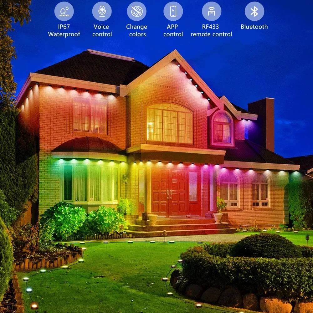 🔥Last Day Promotion - 70% OFF🎁Outdoor Waterproof WiFi Bluetooth Smart Led Strip Light