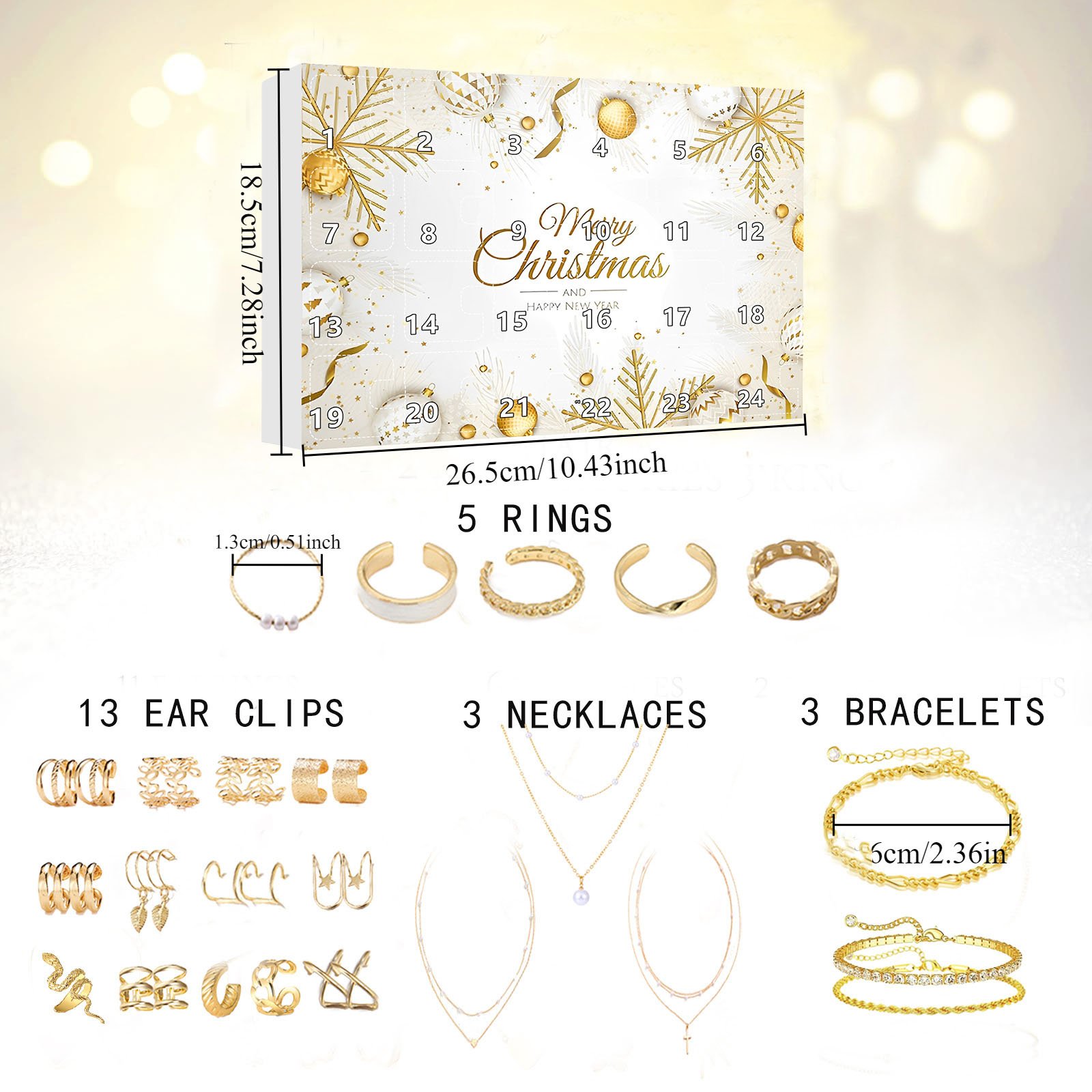 🎄Christmas Hot Sale 🎁✨Jewelry Advent Calendar 2024