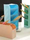 4 Grid Multifunction Pencil Holder 1pc