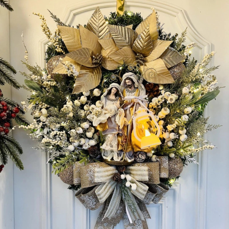 ✝️NATIVITY | Christmas Wreaths for Front Door✨️