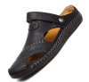 🔥Last Day 49% OFF -Large Size Soft Leather Men's Breathable Outdoor Sandals(Buy 2 Free Shipping)
