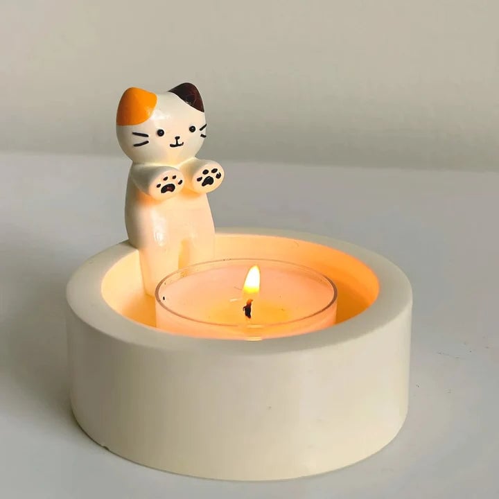 🔥2024 NEW SALE-50% OFF🐱Cute Cat Candle Holder🕯