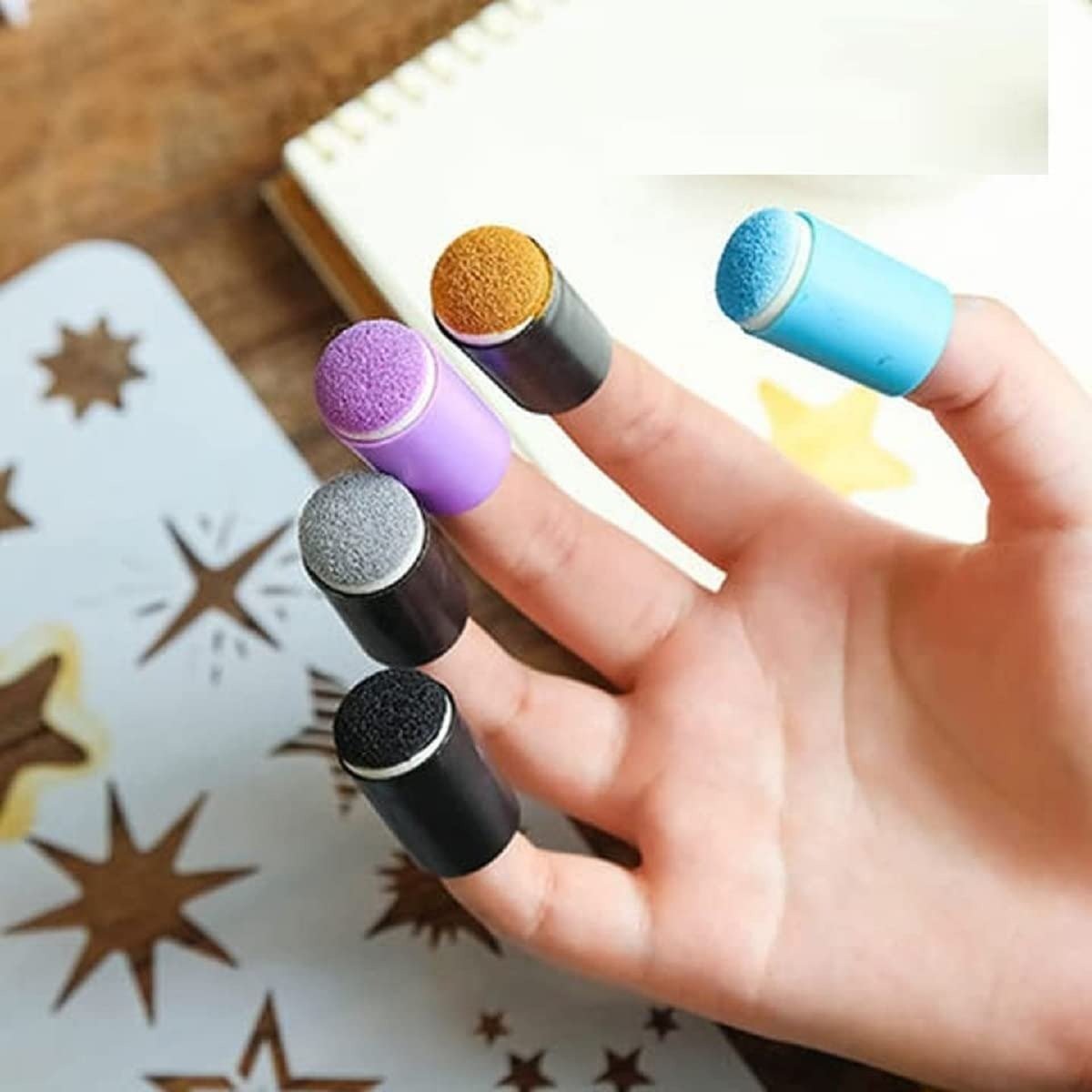 (🔥Last Day Promotion- SAVE 49% OFF)DIY Sponge Finger Painting Kit-BUY 2 FREE SHIPPING