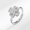 (🎄CHRISTMAS HOT SALE-48% OFF) Four Leaf Diamond Spin Ring(BUY 2 GET FREE SHIPPING TODAY!)