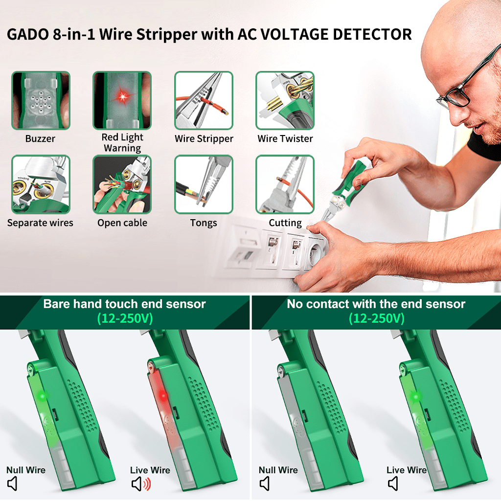 🏆Father's Day Buy 2 free shipping -8 in 1 Wire Stripper Twister