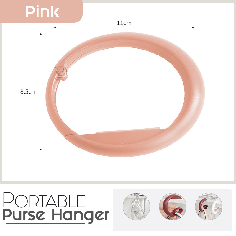(HOT SALE- 50% OFF) Portable Purse Hanger (BUY 2 GET 2 FREE NOW)