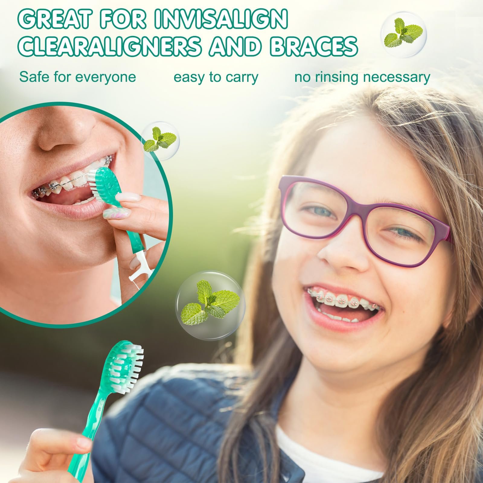🔥Last Day Promotion 70% OFF💥5 in 1 Mini Toothbrush & Floss & Tongue Scraper & Toothpick Set