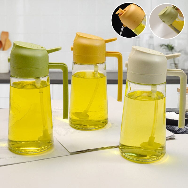 🔥(Last Day Promotion - 50% OFF) 2-in-1 Glass Oil Sprayer and Dispenser, BUY 2 FREE SHIPPING