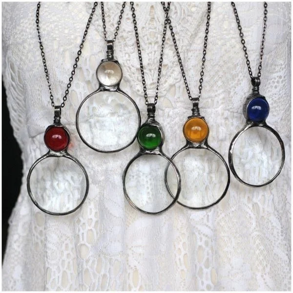 (🎅CHRISTMAS SALE-49% OFF)Magnifying Glass Necklace gift🎁(BUY MORE SAVE MORE )