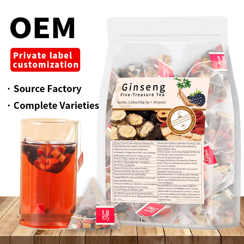 🔥Ancient Warrior’s Brew – Ginseng Mulberry Herbal Tea for Strength & Focus