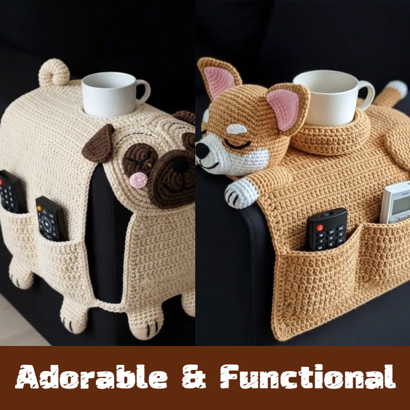 🎁TikTok Last Day Sale - 70% OFF🐶 Handmade Crochet Multifunctional Dog Sofa Armrest Pad