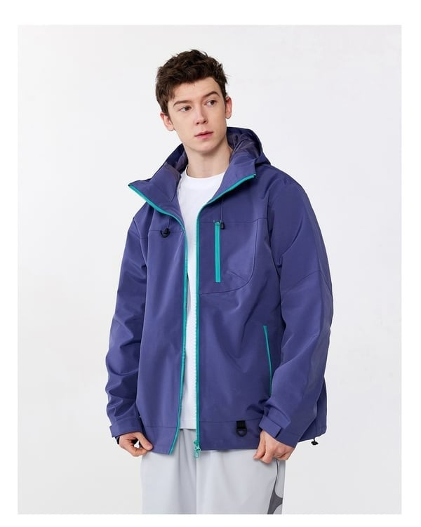 🥾LETZTER TAG 49 % RABATT👔 Wasserdichte Jacke: Wasserdichte Jacke mit 3D-Schnitt – geeignet zum Wandern, Pendeln und für Freizeitausflüge!