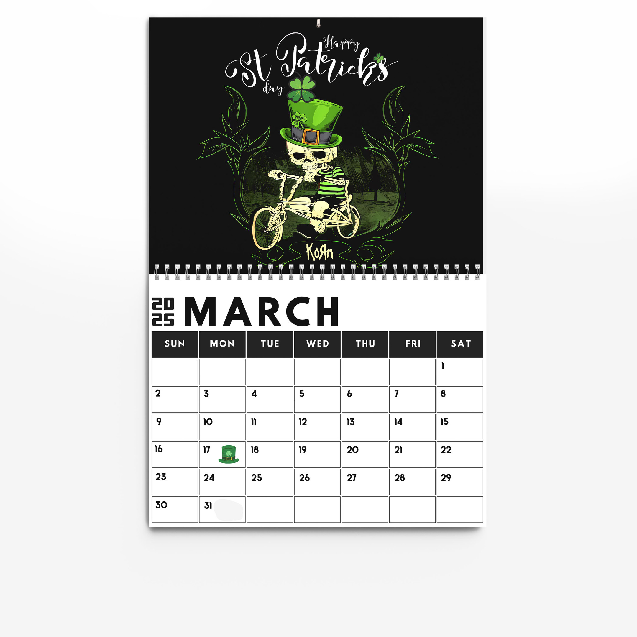 🔥LAST DAY SALE 50% OFF🎸2025 KORN WALL CALENDAR