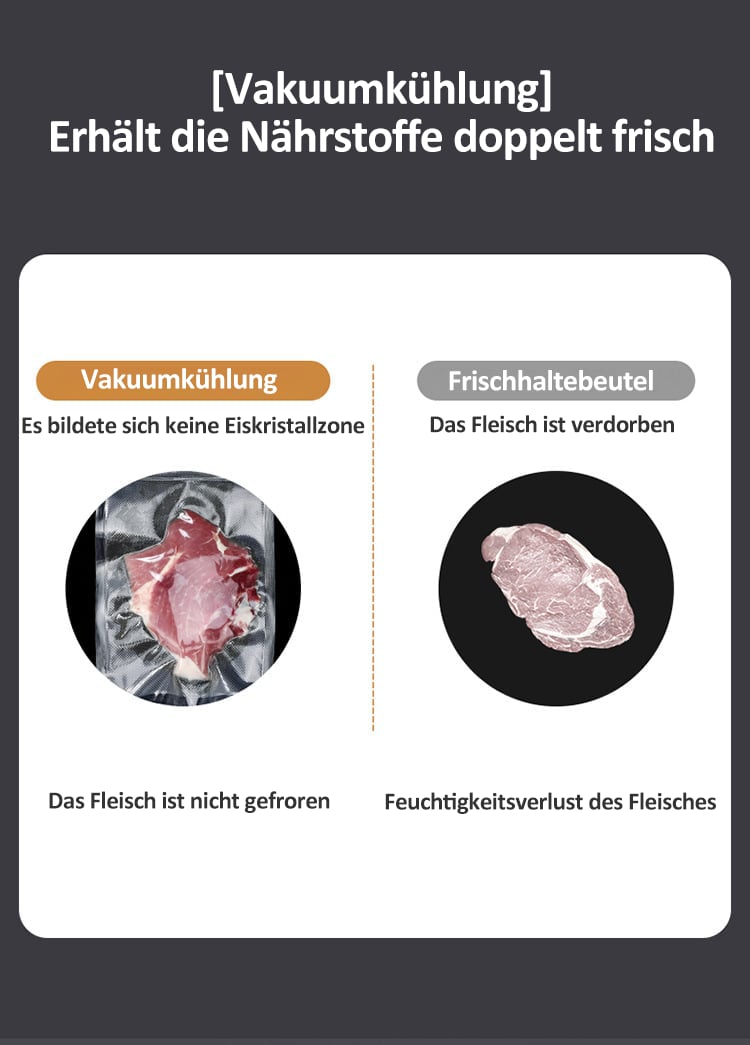 🥗Halten Sie Ihr Essen frisch –  ✨Mini kabelloser Vakuumversiegeler